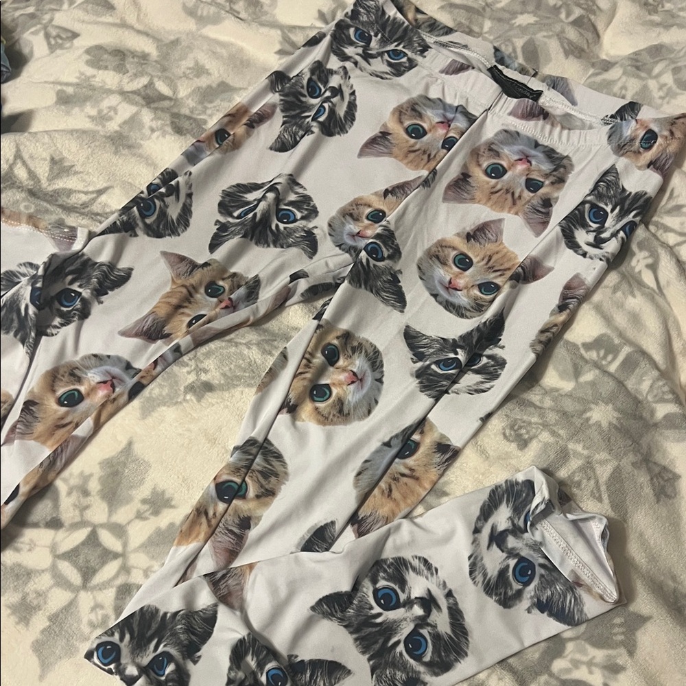 Vintage Hot Topic Cat Leggings
